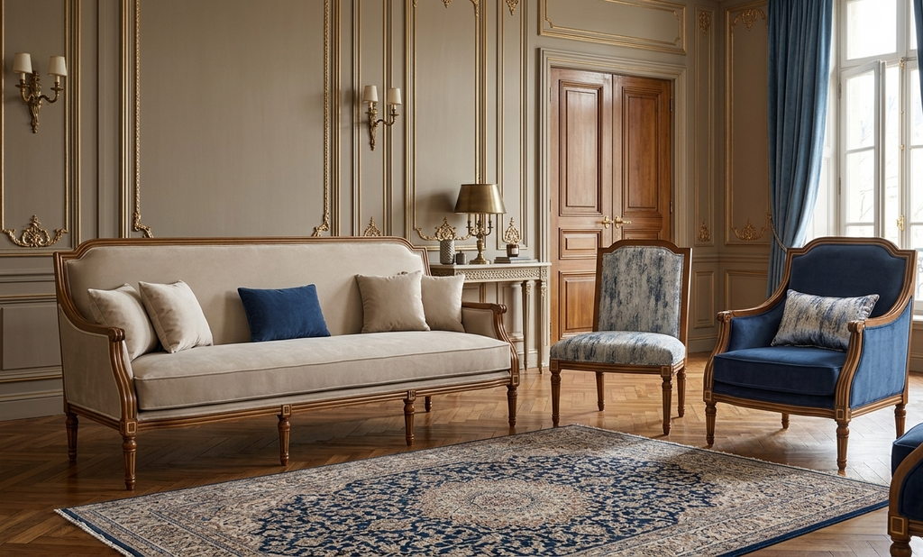 طقم جلوس أوروبي كلاسيكي | Classic European Seating Set