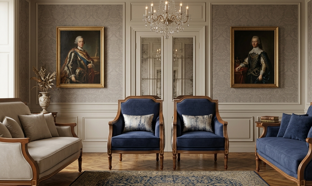 طقم جلوس أوروبي كلاسيكي | Classic European Seating Set