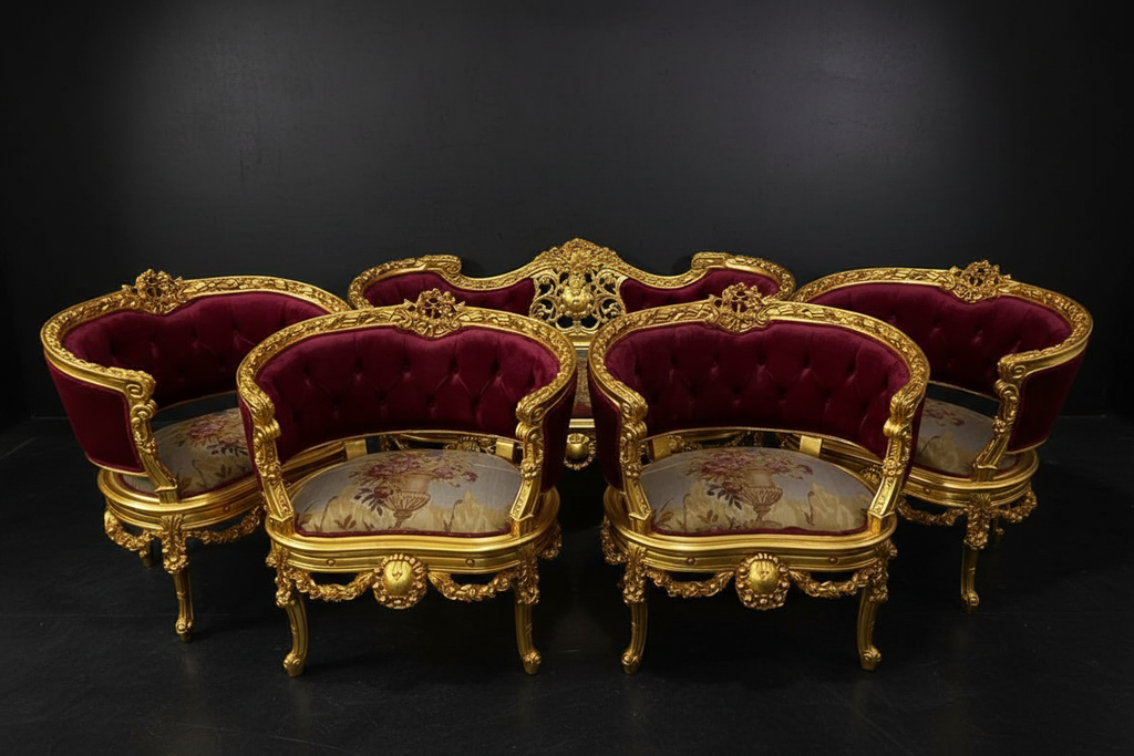 Armchairs - dark luxury background