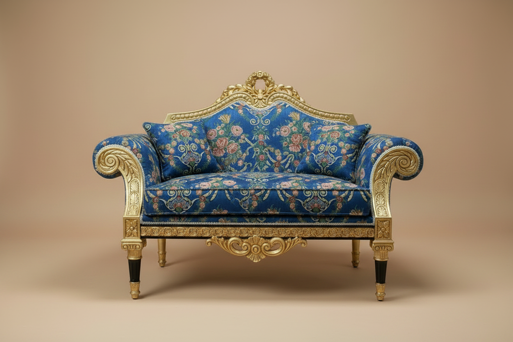 Versailles Royal Brocade Loveseat - Solo