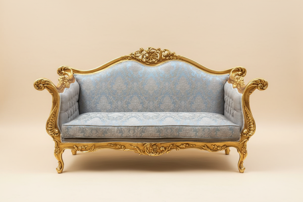 Settee only — cream background