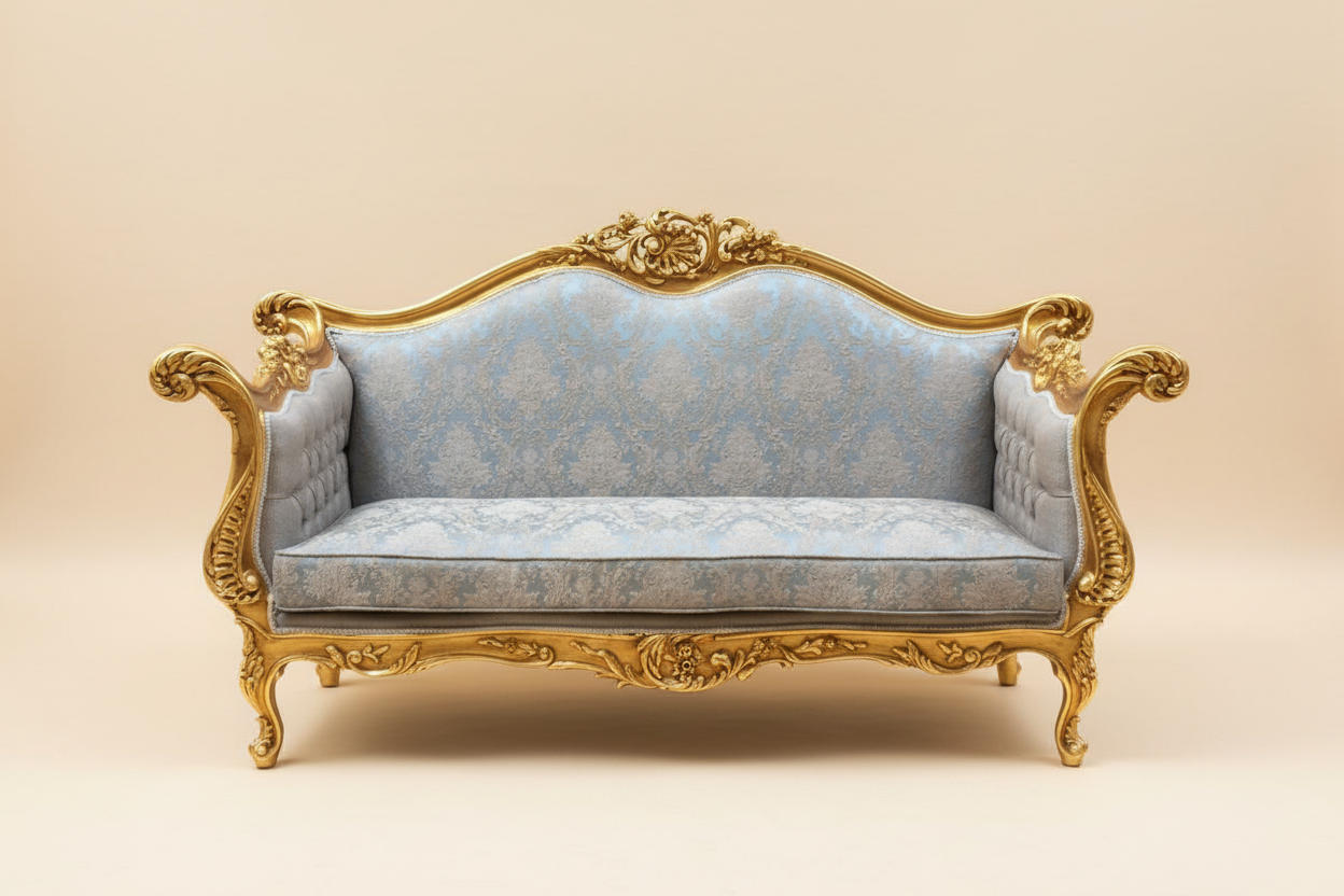 Settee only — cream background