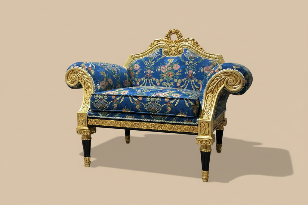 Versailles Royal Brocade Loveseat