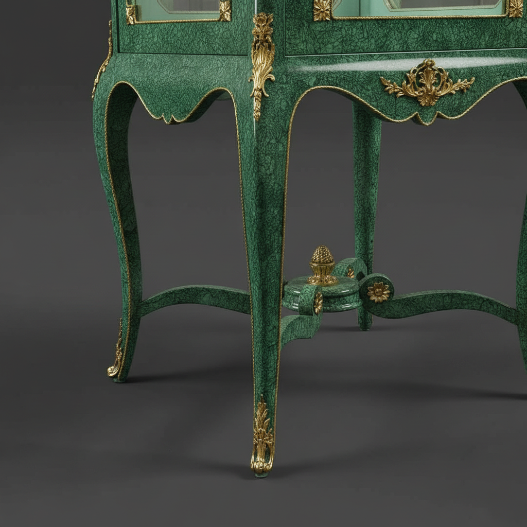 Malachite Imperial Vitrine - Legs Detail