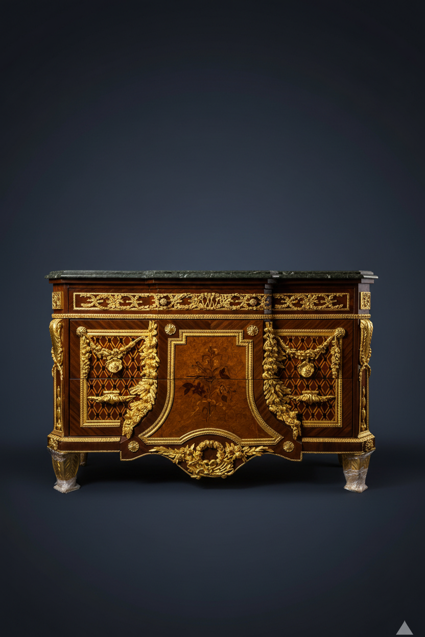 Louis XVI Commode - Less Space Top 2
